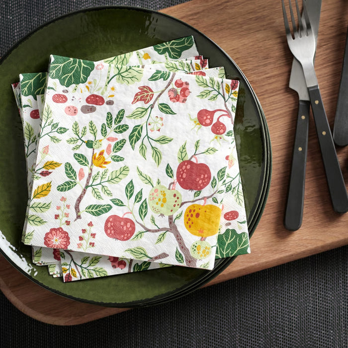 IKEA HAVSBRAXEN Coastal Entertaining Duo - Matching Tray & Napkin Set