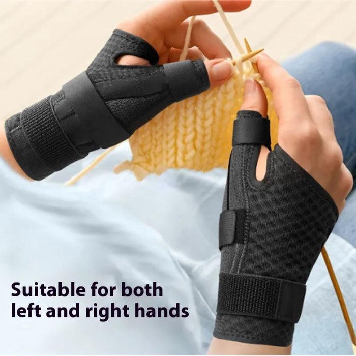 Digital Shoppy Thumb Protection Anti-Sprain Sleeve – Black Orthopedic Support