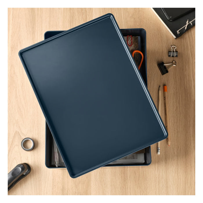 IKEA KUGGIS Lid, black-blue, 26x35 cm (10 ¼x13 ¾ ") (Copy)