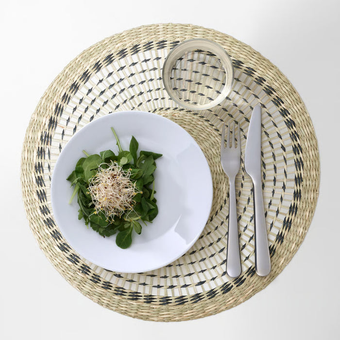 IKEA PENNFISK Natural Sedge Place Mat — Handwoven, 37cm | Eco Dining
