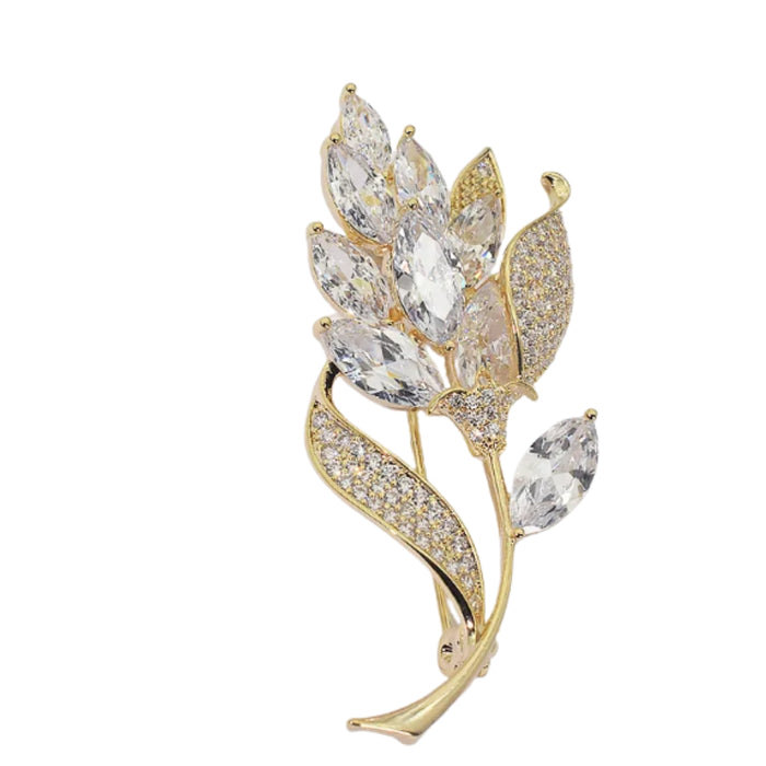 Digital Shoppy Elegant Crystal Brooch Pin