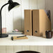 IKEA GÄRDESGÅRD magazine file – minimal desk setup with lamp, notebooks, and two vertical file organizers-40596951