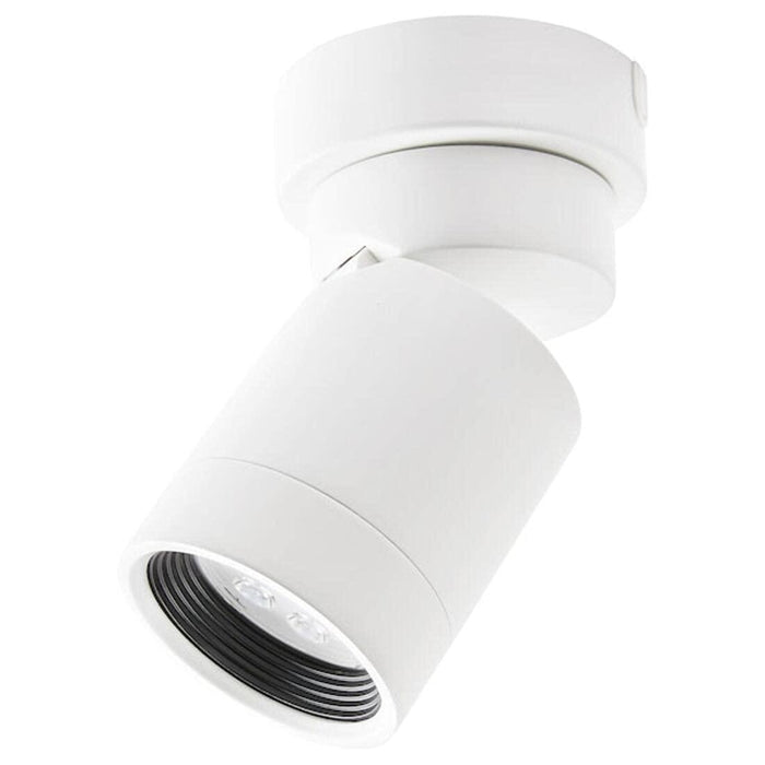 IKEA NYMÅNE Ceiling spotlight with 4 spots, white with Ceiling spotlight with 1 spot, white
