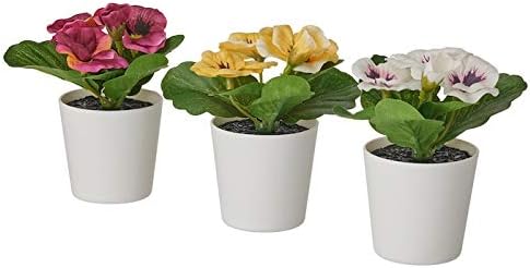 IKEA FEJKA Artificial potted plant with pot, in/outdoor Pansy, 6 cm