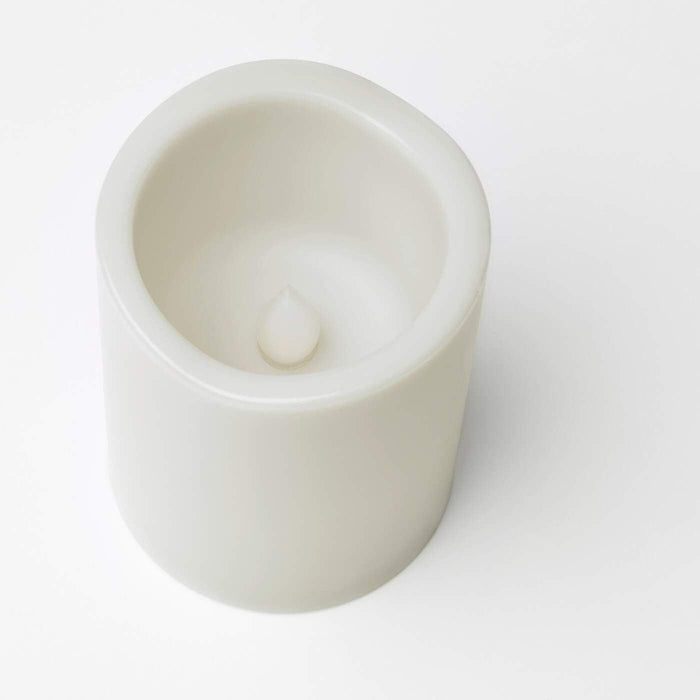 IKEA GODAFTON LED tealight, in/outdoor, battery-operated/natural   with LED block candle in/out, battery operated, grey,set of 2