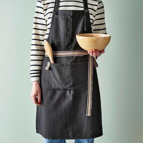 IKEA SANDVIVA Apron, dark grey, 69x85 cm (27x33 ")