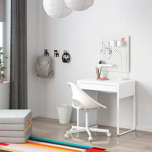 IKEA White Study Desk Set – LED Work Lamp, 66 cm  with Desk 73x50 cm