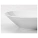 White ceramic bowl on a white background