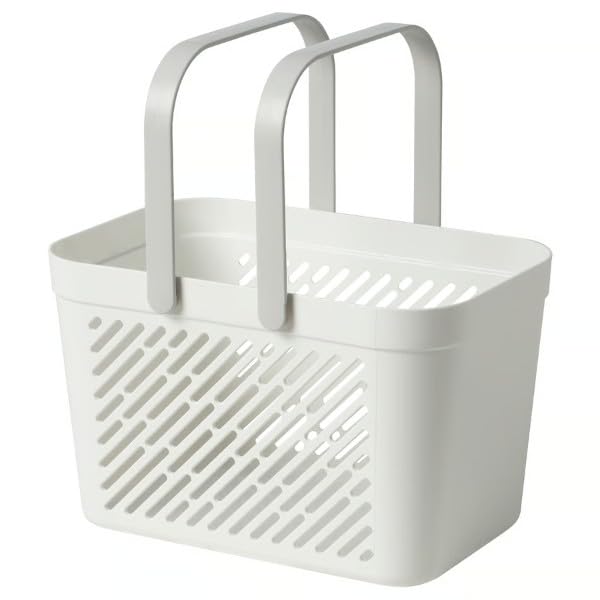 IKEA RÅNEN Basket with Napkins, White, 25x25 cm, 2 Pack
