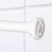 Space-saving white shower curtain rod, perfect for compact bathrooms  70314974