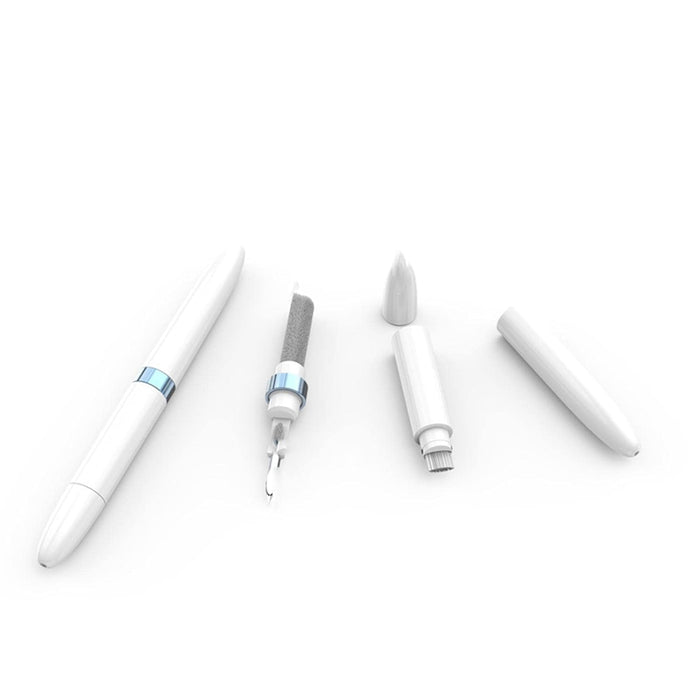 Digital Shoppy Five-piece grooming tool set with interchangeable heads including brush, file, and precision tip