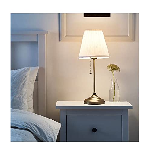 IKEA ÅRSTID Table lamp/Wall lamp , nickel-plated/white