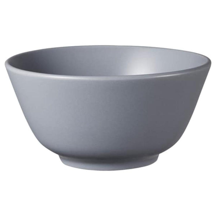 IKEA Tray table, dark grey-green, 45x53 cm with Rice bowl, grey-blue, 11 cm & cup and saucer, dark grey, 9 cl