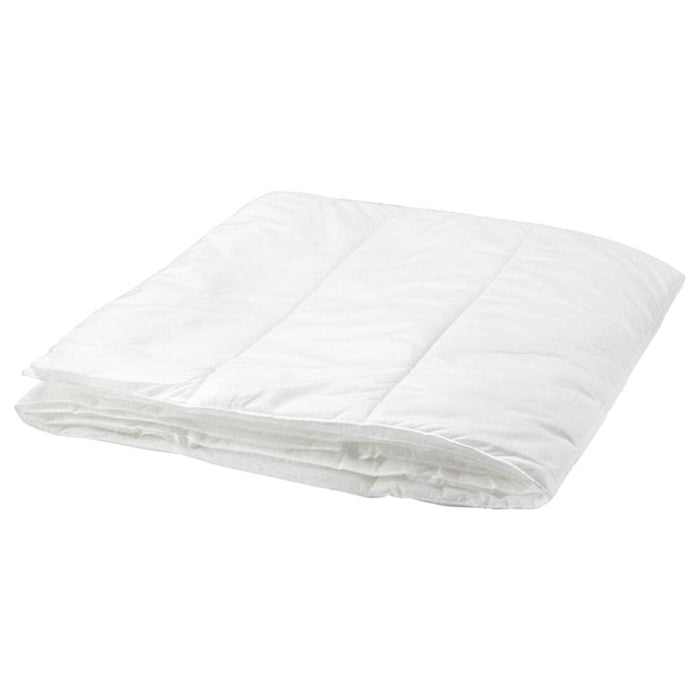 Folded IKEA SILVERTOPP  Duvet, Light Warm (White, 150x200 cm (59x79 )). Cozy and stylish bedding-00412614, 10424225 