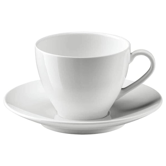 IKEA Glass Teapot with Stainless Steel Infuser 1.5 l and Cup with Saucer 200 ml