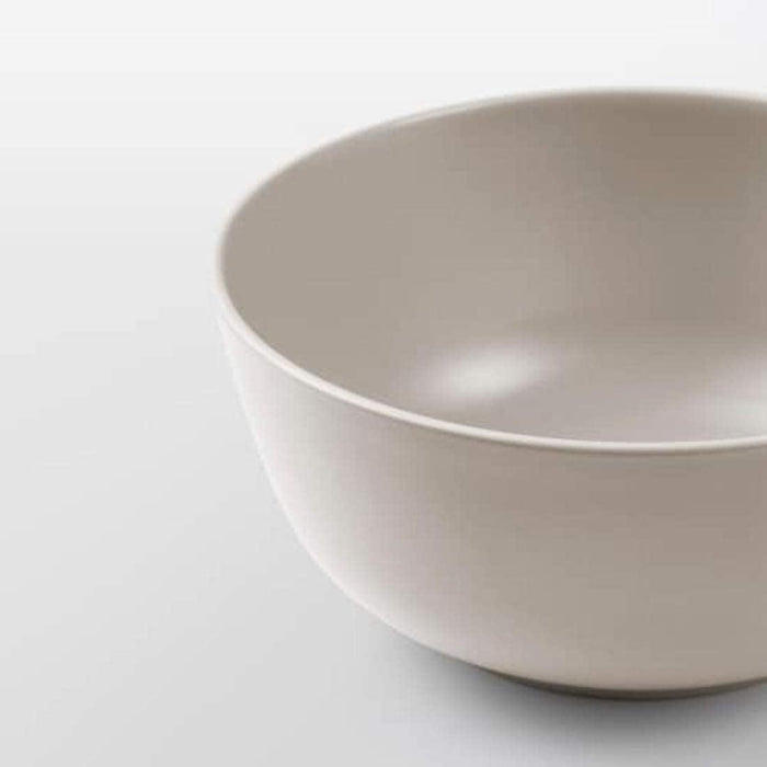 IKEA DINERA Bowl, 14 cm (6 ") (Beige) - 2 Pack with  Premium Paper napkins, white, 16x32 cm (6 ¼x12 ½ ") ( 100 pack )