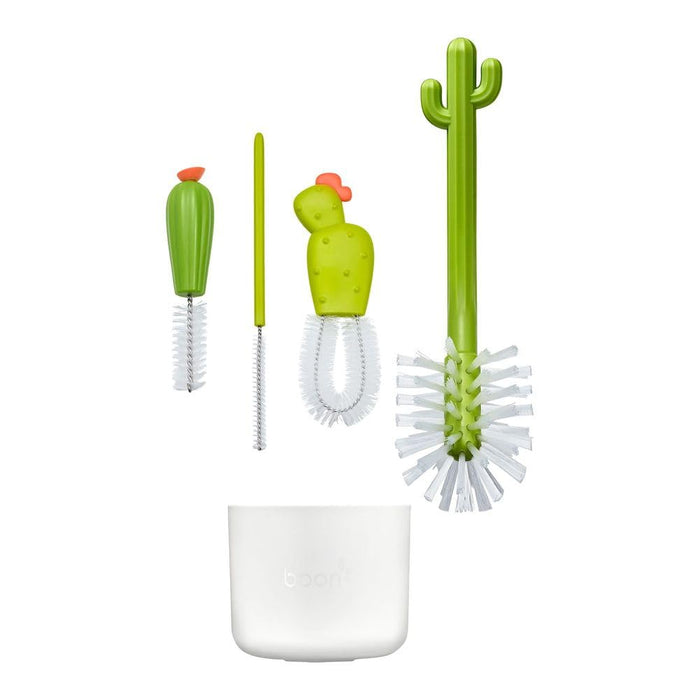 Digital Shoppy Cactus Bottle Brush Set – Nylon bristles for deep-cleaning bottles, jars, and narrow spaces