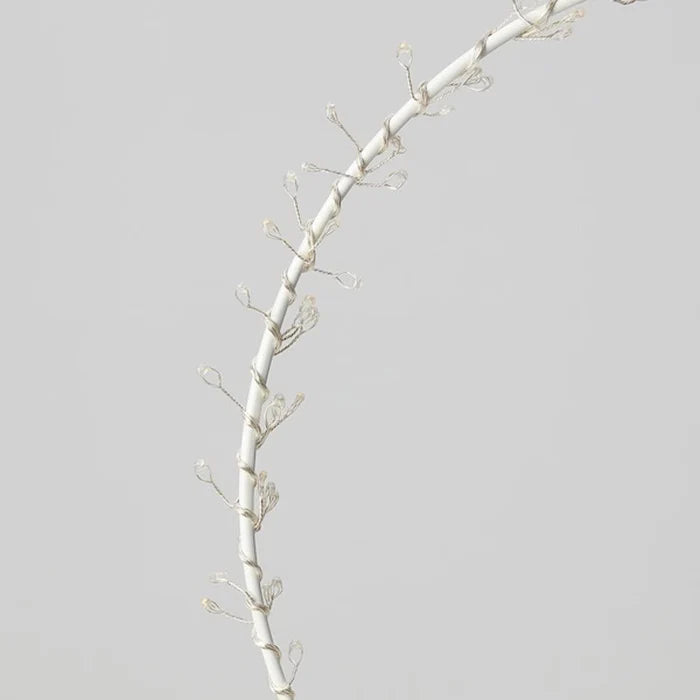 IKEA STRÅLA LED pendant lamp - battery-operated ring shaped & Lamp shade, snowflake, 70 cm with Stickers, Christmas pattern multicolor