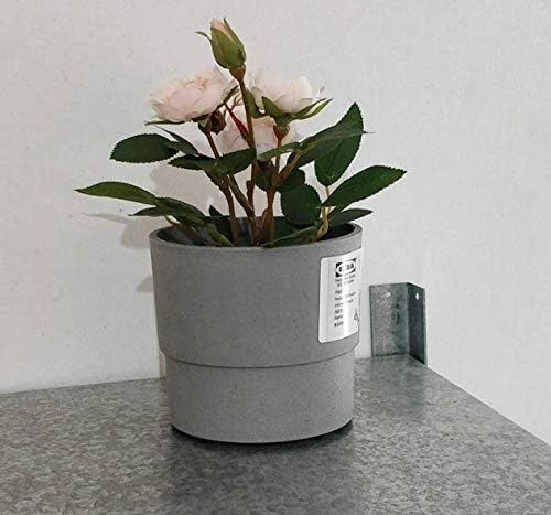 IKEA Artificial potted plant, in/outdoor/Rose pink,9 cm with Plant pot, galvanised, 9 cm (3 ½ ")