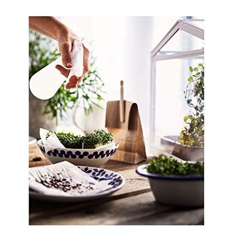 Ikea Spray bottle, white,35 cl with Microfiber cloth, 28x28 cm