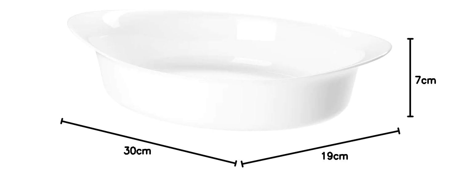 IKEA Oven dish, white, 30x19 cm & Trivet , 17 x 17 cm