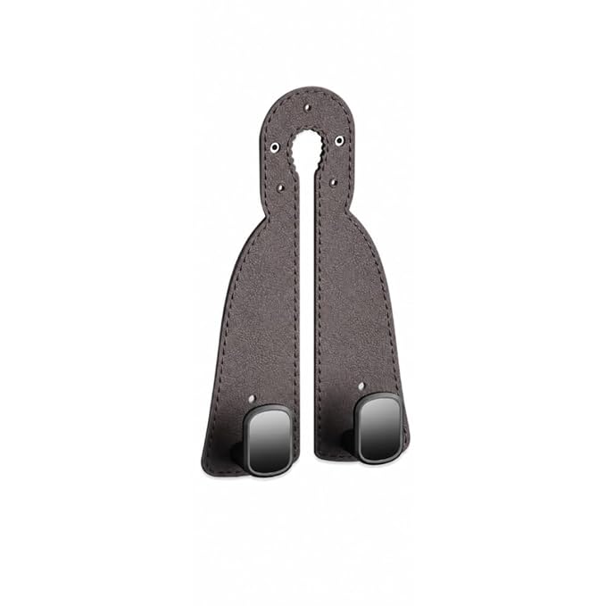 Digital Shoppy Leather Car Headrest Hooks for Back Seat Organizer, Universal Seat Hanger