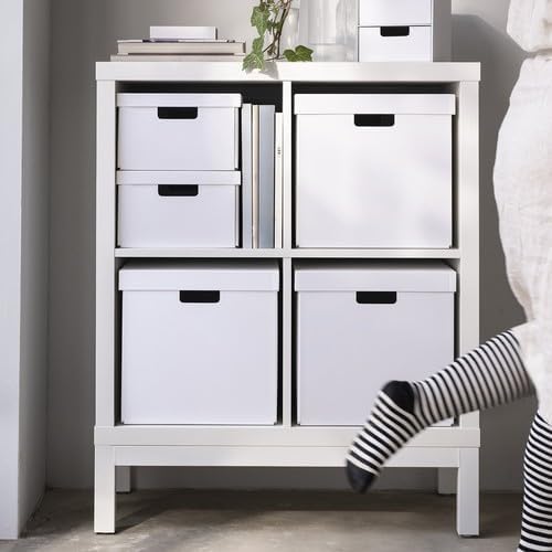 IKEA FJÄDERHARV Storage box with lid