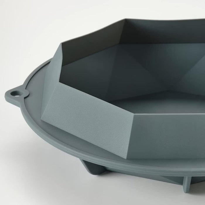 IKEA SMAKSAM/TÅRTBAK/VINTER Cake decoration set with Baking mould, diamond-shaped/silicone and Baking cup, Christmas pattern multicolour