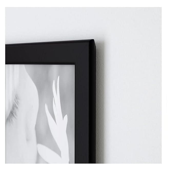 IKEA Frame, black, 13x18 cm With Adhesive hook for frame, White