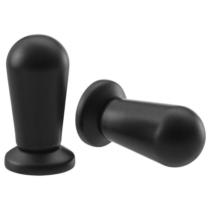 IKEA BAGGANÄS Knob, black, 13 mm (1/2 ") with Knob, black, 20 mm (13/16 ")  and  Handle, black, 143 mm (5 5/8 ")