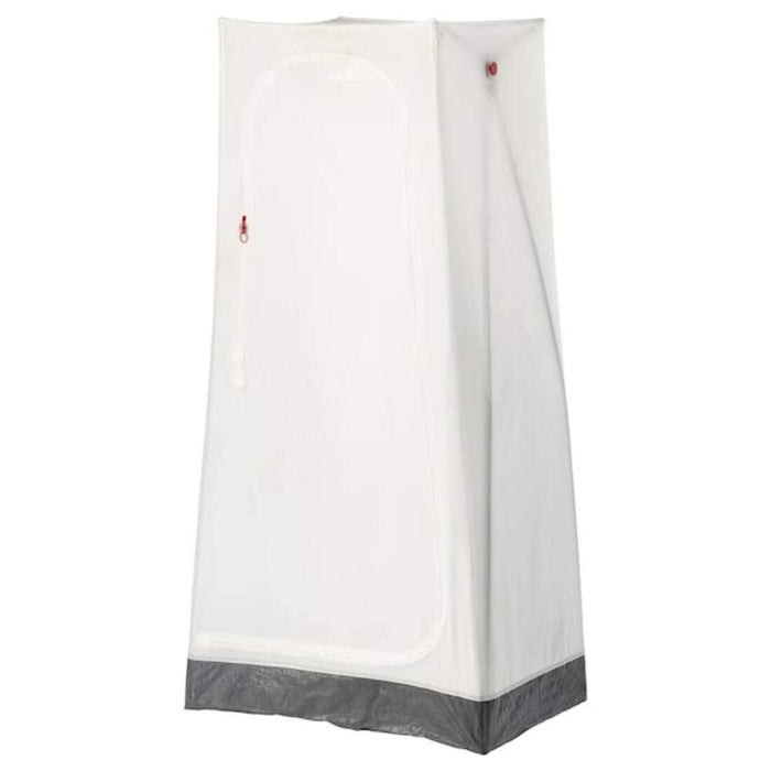 IKEA VUKU Wardrobe, white, 74*51*149 cm  with  Hanger, white/grey ( 5 pack )