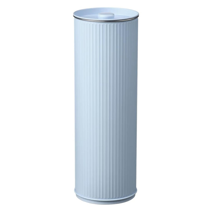 IKEA BETTHAJ Tin Storage Set – Coffee/Tea Tin 1.3 L (Silver) with Spaghetti Tin 2.6 L (Pale Blue)