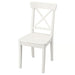 White chair on a white background