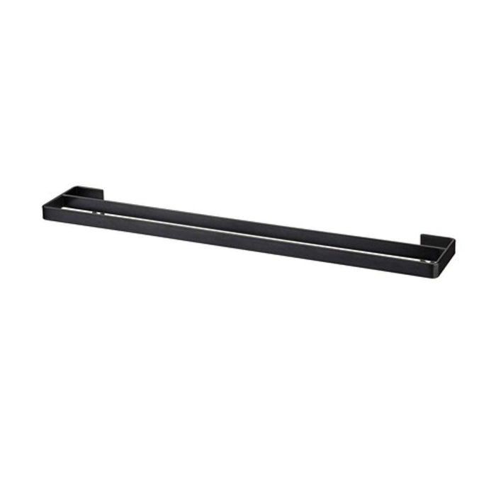 IKEA SKOGSVIKEN towel rail, black with Tray, black 10x15 cm (4x6 ")