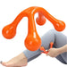  Digital Shoppy handheld massager used on calf muscle showing ergonomic grip and rounded tips