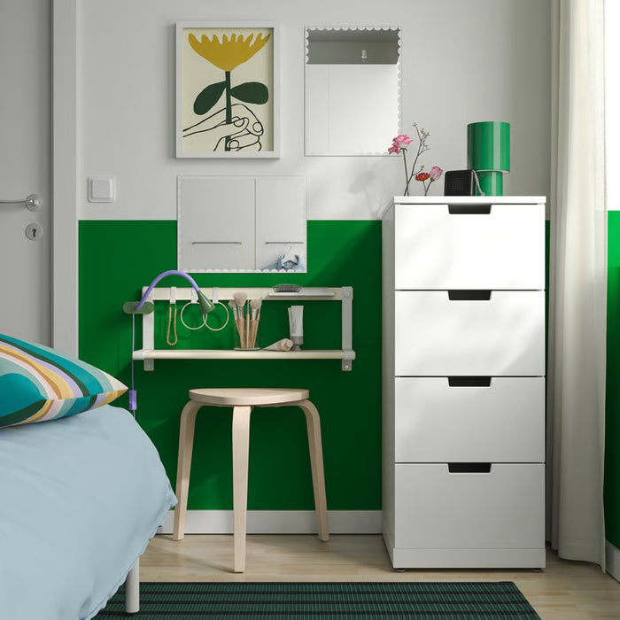 IKEA RÖDALM/RUNDOXEL Frame, black, 30x40 cm with Mirror, white, 30x40 cm