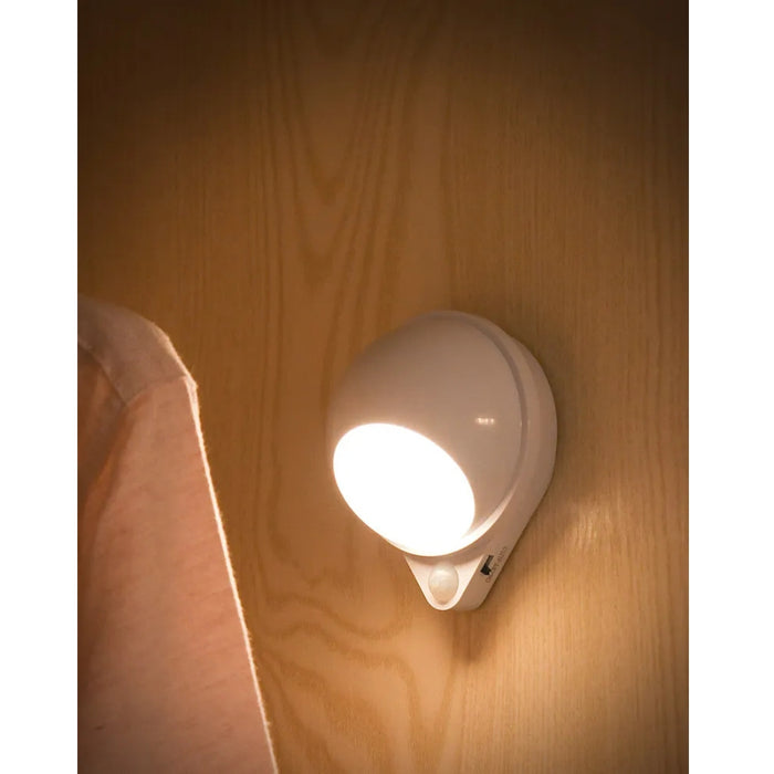 Digital Shoppy Wireless USB Rechargeable Sensor Night Light – Warm LED for Bedroom, Porch, Balcony & Corridor