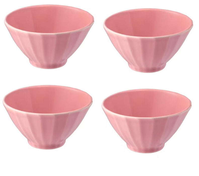IKEA ORDENTLIG Place mat, off-white46x33 cm  4pack with Bowl, stoneware pink pack of 4 and  Deep plate, 20 cm pack of 6 Spoon, stainless steel, 19cm and Paper napkin, white30x30 cm