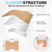 Durable nail paste double-sided adhesive for salon and home nail care