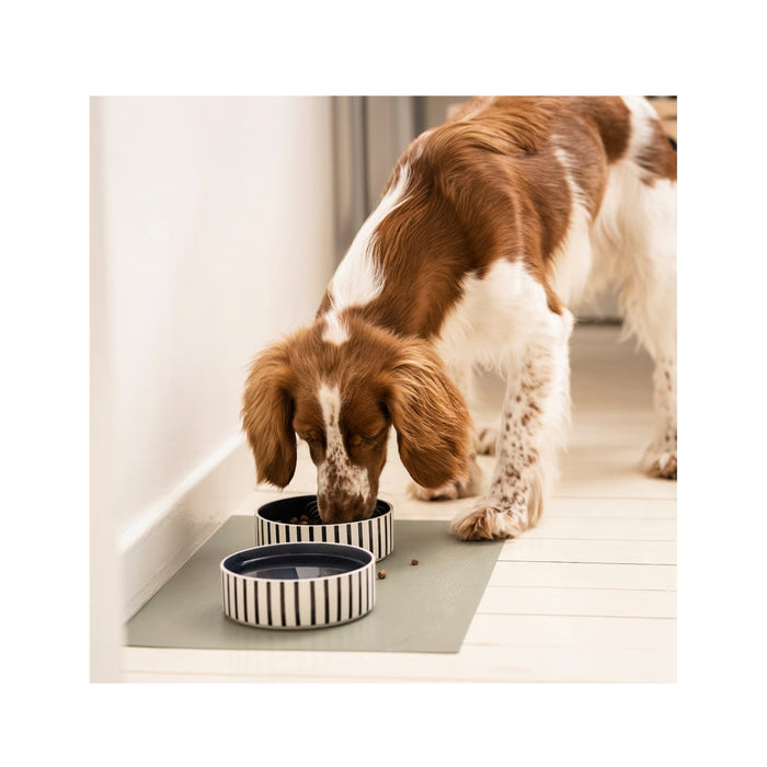 IKEA UTSÅDD Pet bowl, stripe pattern