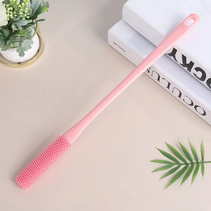 Digital Shoppy Toe Seam Foot Brush, 40cm– Soft Silicone Cleaner for Dead Skin