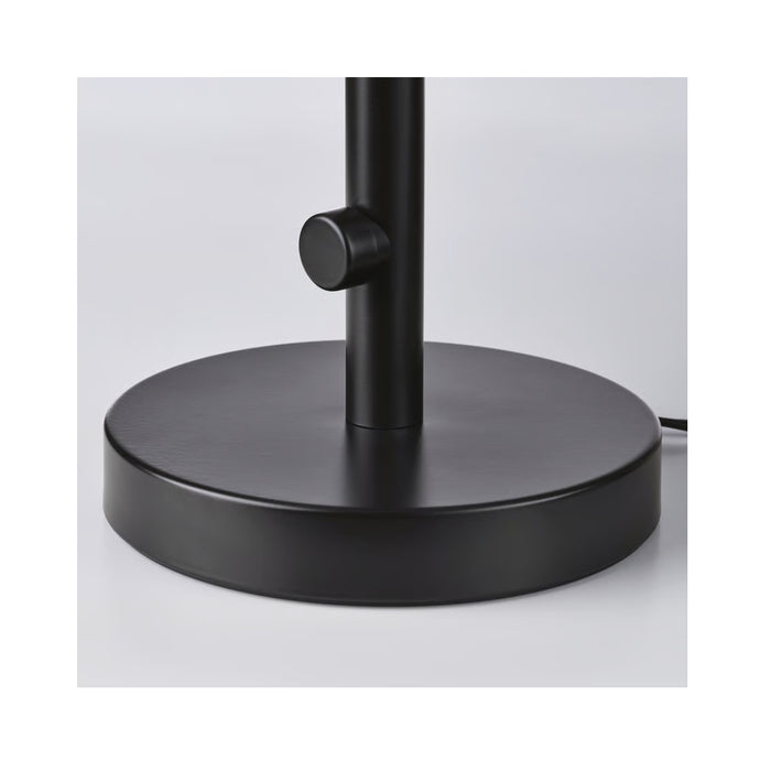 Black metal stand on a white background