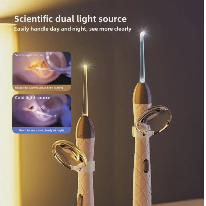Digital Shoppy LED Ear Cleaning Tool Set – White Light-Emitting Ear Pick Kit