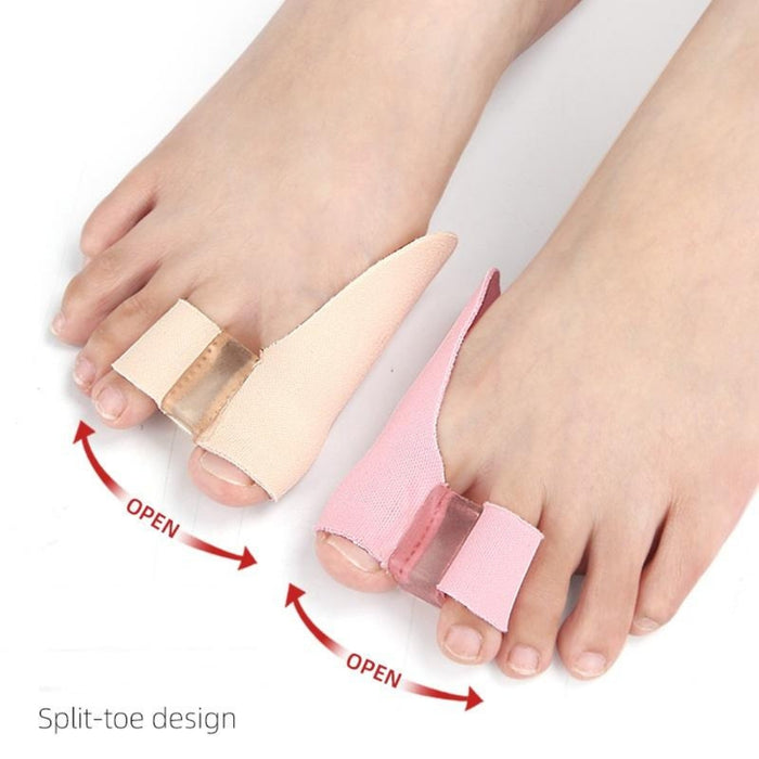 Digital Shoppy 1pc DS FC143 Hallux Valgus Bunion Corrector with Split-Toe Design Big Toe Straightener Toe Separator Foot Alignment Comfort