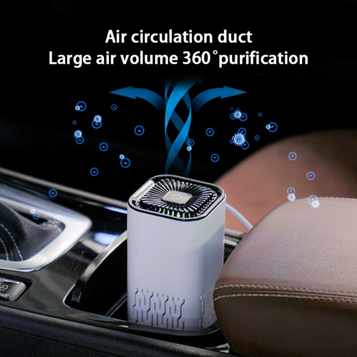 Digital Shoppy Car Air Purifier Portable Negative Ion Generator Remove Formaldehyde Dust Smoke Air Freshen Washer For Home Car