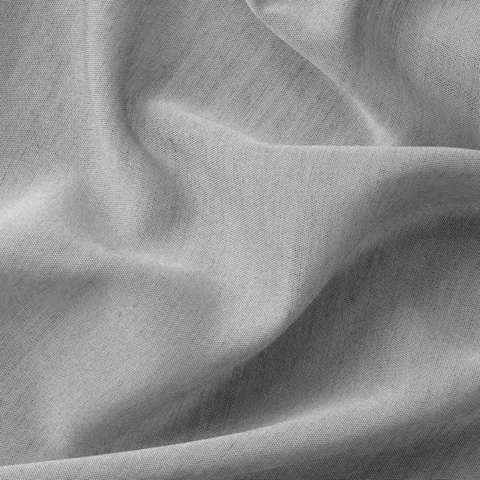IKEA HILJA Curtains Grey 1 Pair 145x250 cm with KNÖLFLY White Tie‑Back Curtain Holder 2 Pack