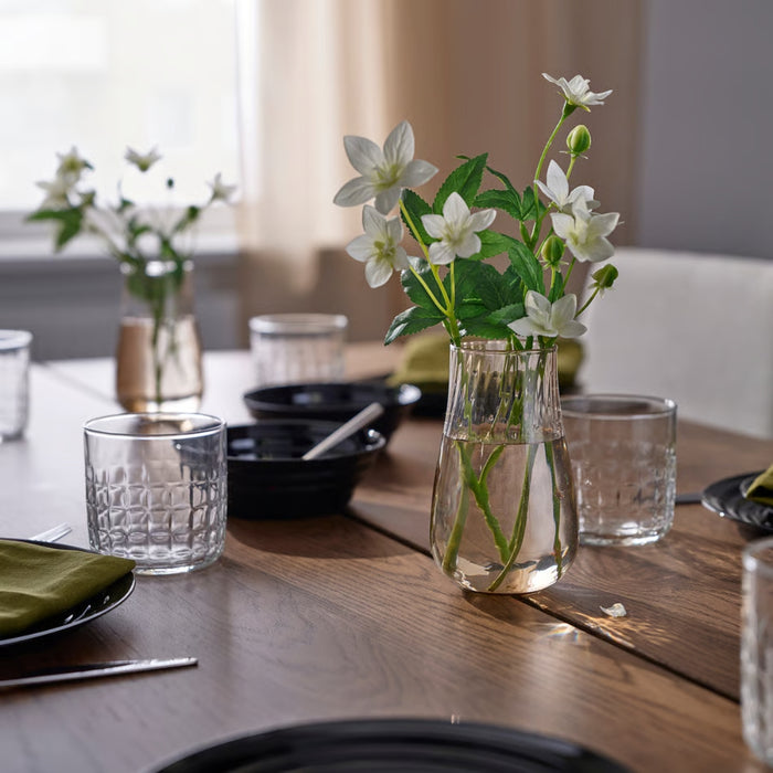 IKEA PÅSKÖTRÄD Vase, glass/light brown