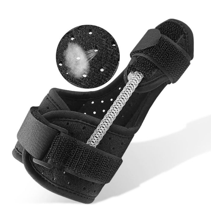 Detailed view of the interior gel pad or support cushion designed to protect the bunion area from shoe friction.