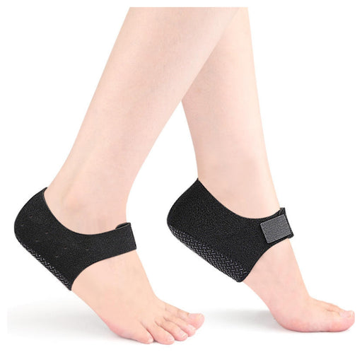 Silicone heel spur inserts for shock absorption in shoes