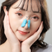 Person wearing the beauty nose clip for non-surgical nose shaping